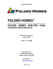 Folded Homes TekYurt Faqs