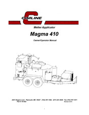 CIMLINE Magma 410 Owner's/Operator's Manual
