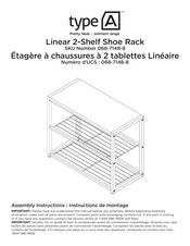 TYPE A 068-7148-8 Assembly Instructions Manual