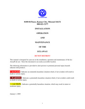 AIR-O-LATOR ICE-AWAY IA-5 Installation, Operation And Maintenance Instructions