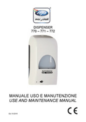 MARPLAST 772 Use And Maintenance Manual