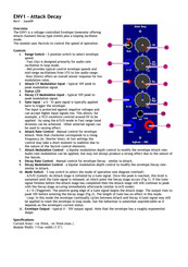 BugBrand ENV1 Manual