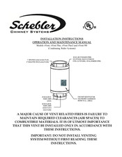 Schebler eVent SW Installation Instructions, Operation And Maintenance Manual