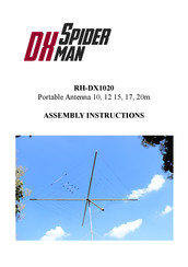 RADIOHAUS SPIDERDXMAN RH-DX1020 Assembly Instructions Manual