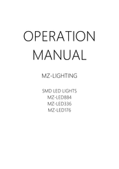 MZ-LIGHTING MZ-LED336 Operation Manual