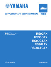 Yamaha Vector RS90RX 2008 Supplementary Service Manual