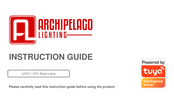 ARCHIPELAGO LIGHTING iUVC1 Instruction Manual
