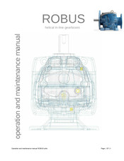 Rotomotive Powerdrives ROBUS 60 Operation And Maintenance Manual
