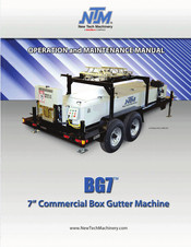 MAZZELLA NTM BG7 Operation And Maintenance Manual