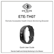 Eye To Eye Security ETE-TH07 Quick User Manual