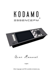 Kodamo EssenceFM User Manual