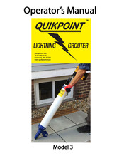 Quikpoint Model 3 Operator's Manual