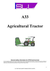 SLL A33 Instructions Manual