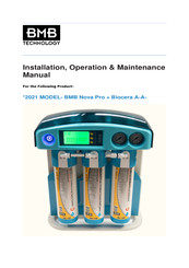 BMB Technology Nova Pro Installation, Operation & Maintenance Manual