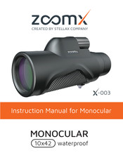 StellaX ZoomX X-003 Instruction Manual
