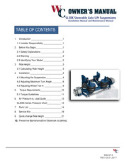 W&C SL-2065 Owner's Manual