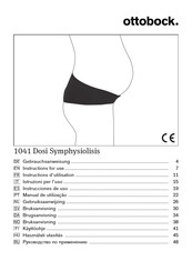 Otto Bock Dosi Symphysiolisis 1041 Instructions For Use Manual