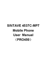 SINTAVE 4537C-MP7 User Manual