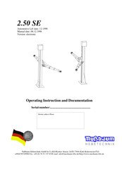 Nubbaum Hebetechnik 2.50 SE Operating Instruction And Documentation