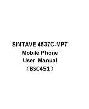 SINTAVE 4537C-MP7 User Manual