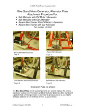 Pedal Power Generators Bike Stand Plate Attachment Procedure