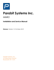 Parabit Systems MMR2 Installation And Service Manual