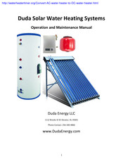 Duda Solar SC5825 Operation And Maintenance Manual
