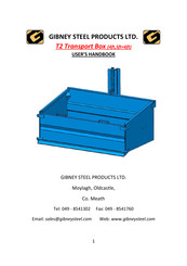Gibney Steel Products T2 6ft User Handbook Manual