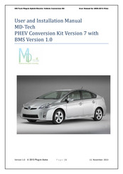 MD-Tech PHEV User And Installation Manual