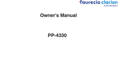 Faurecia Clarion Electronics PP-4330 Owner's Manual