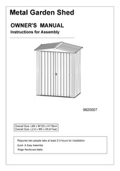Hanover HANAPEXSHD-GW Owner's Manual