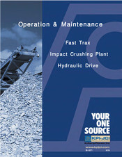 KPI-JCI FT4250 Operation & Maintenance Manual