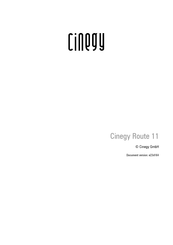 Cinegy Route 11 User Manual