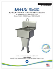 Sani-Lav ESB2-521L Operating Manual