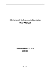 CESP CES-J100 User Manual