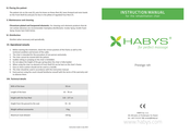 HABYS PRESTIGE-REH Instruction Manual