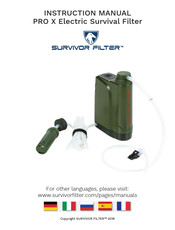 Survivor Filter PRO X Instruction Manual