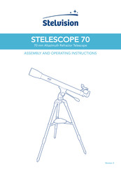 Stelvision STELESCOPE 70 Assembly And Operating Instructions Manual