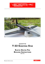 VELOCITY-RC T-33A Shooting Star Building Instructions