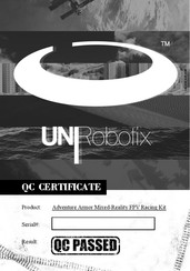 UniRobotix Adventure Armor Mixed-Reality FPV Racing Kit Manual