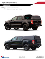 AUTOACCESS FORCE PRO+ FORD RANGER 2019 CLOSED Installation Manual
