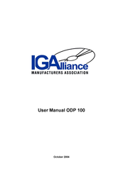IGA ODP 100 User Manual