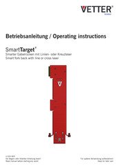 Vetter SmartTarget ST-2A-RK-01 Operating Instructions Manual
