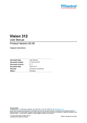 TTControl Vision 312Plus User Manual