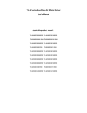 Spark Motors TH-G048DC400X-WHO User Manual