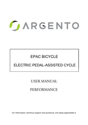 ARGENTO PERFORMANCE User Manual