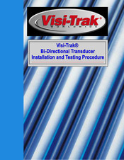 Visi-Trak A49-112mm Installation And Testing Procedure