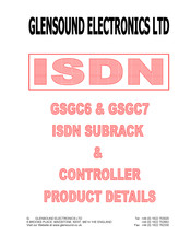 Glensound Electronics ISDN GSGC7 Manual
