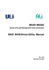 ULi ALi M5281 Manual