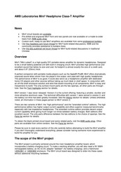 AMB Laboratories Mini3 Manual